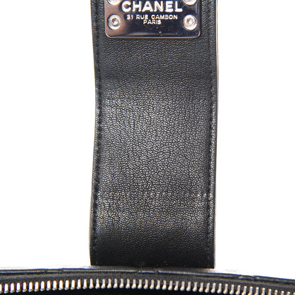 Chanel Lambskin Quilted CC Box Clutch With Chain Black 14 of 15