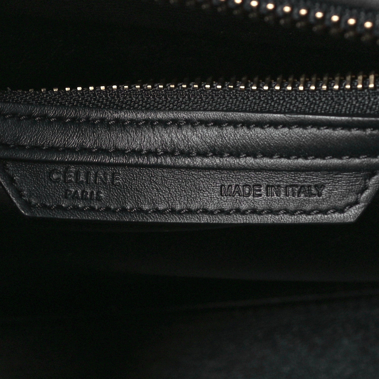 Celine Smooth Calfskin Micro Luggage Black 6 of 9