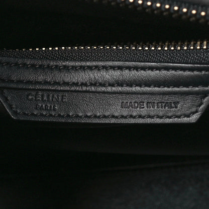 Celine Smooth Calfskin Micro Luggage Black 6 of 9