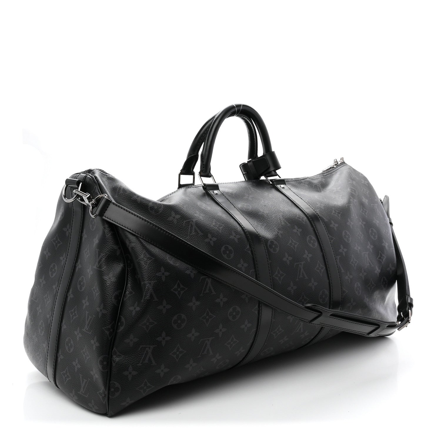 Louis Vuitton Monogram Eclipse Keepall Bandouliere 55 2 of 8