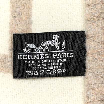Hermes Wool Cashmere Avalon III Blanket Coco Camomille 3 of 3