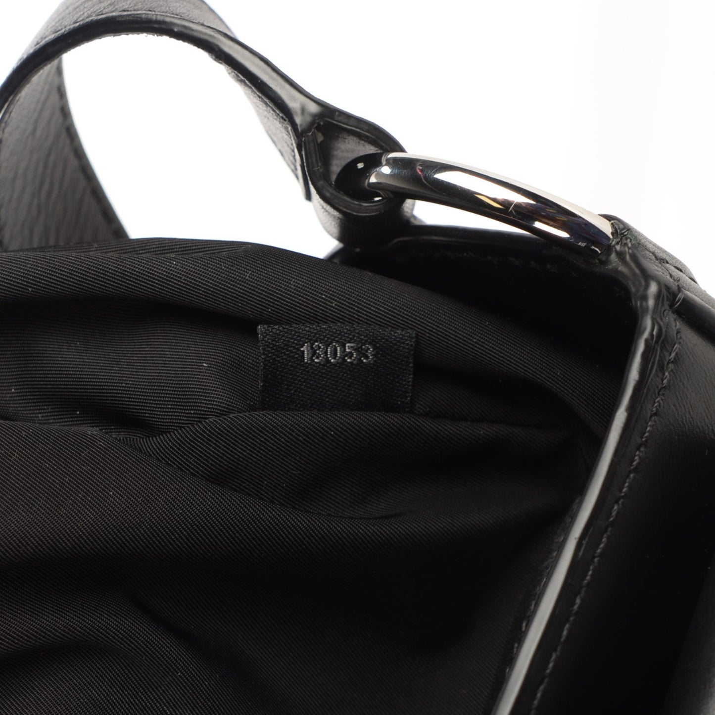 Python Lia Sling Black Silver Hardware