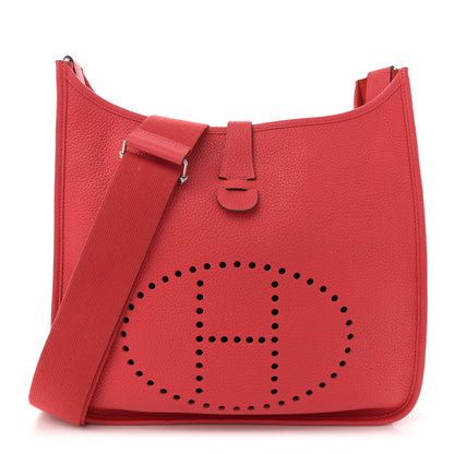 Hermes Taurillon Clemence Evelyne III PM Rose Jaipur 1 of 13