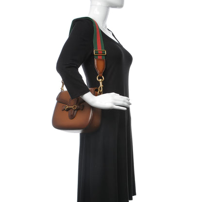 Gucci Calfskin Medium Lady Web Shoulder Bag Cuir 3 of 11