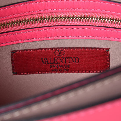 Valentino Garavani Nappa Rockstud Wristlet Clutch Fuxia Fluo 6 of 8