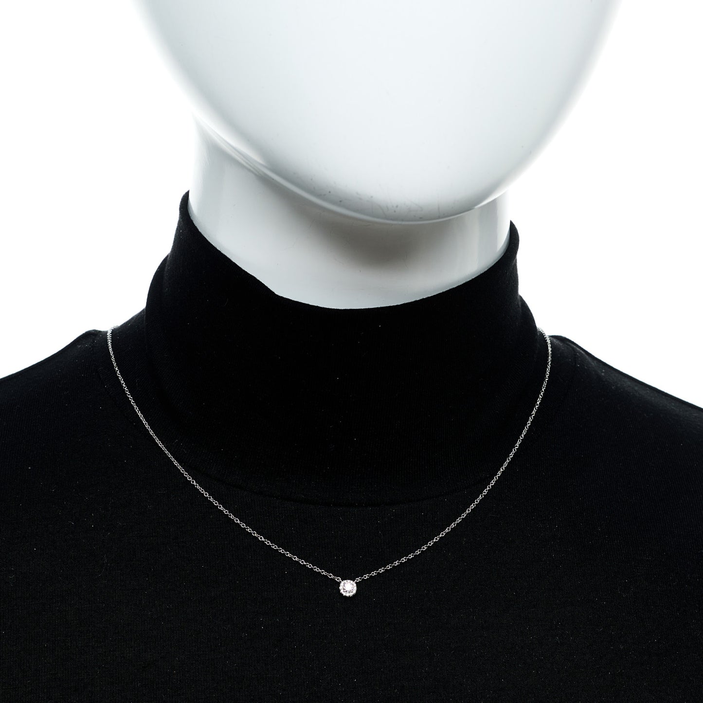 Platinum Diamond .16ctw Soleste Pendant Necklace