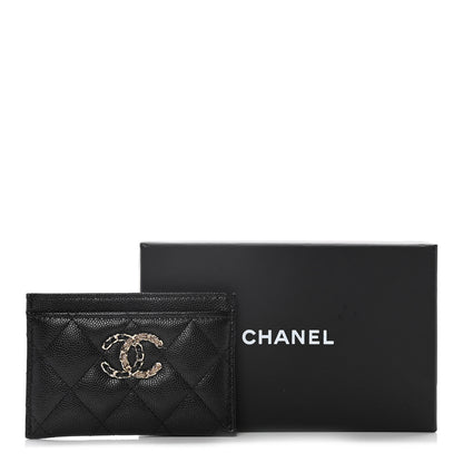 Chanel Caviar Quilted French New Wave Card Holder Black 14 of 14
