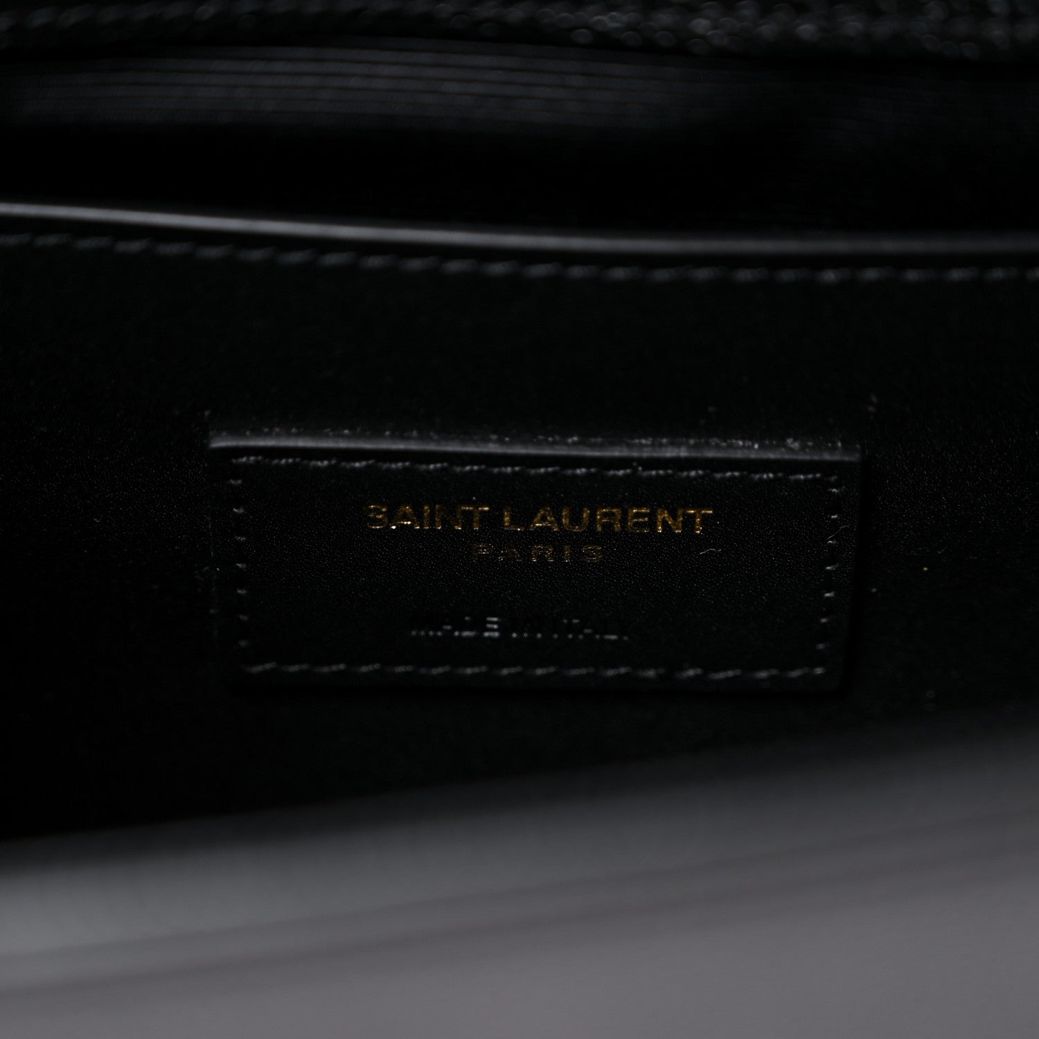 Saint Laurent Grain De Poudre Medium Classic Monogram Kate Tassel Satchel Black 7 of 9
