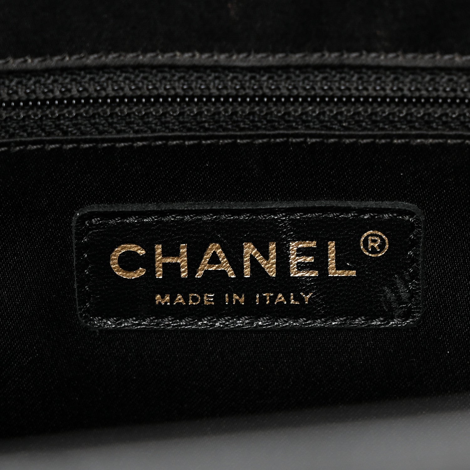 Chanel Caviar Quilted XL Grand Shopping Tote GST Black 6 of 10