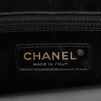 Chanel Caviar Quilted XL Grand Shopping Tote GST Black 6 of 10