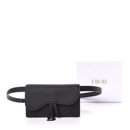 Christian Dior Ultra Matte Calfskin Saddle Belt Bag Black 13 of 13
