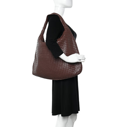 Bottega Veneta Nappa Intrecciato Maxi Veneta Hobo Truffle 3 of 12
