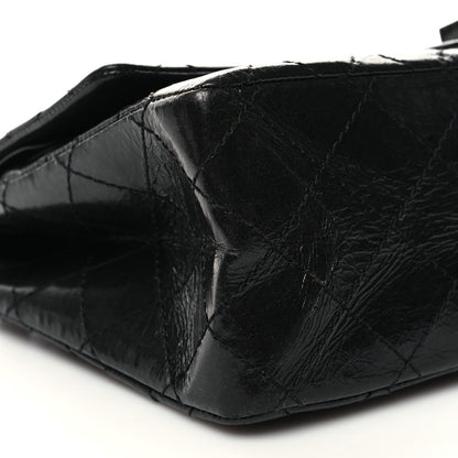 Chanel Glazed Calfskin Quilted 2.55 Reissue 226 Flap So Black 9 of 10