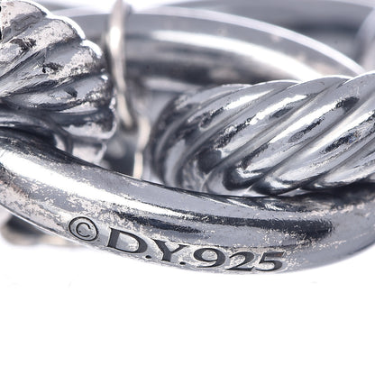 David Yurman Darkened Sterling Silver 14K Yellow Gold 19mm Extra Large Oval Link Bracelet 4 of 4