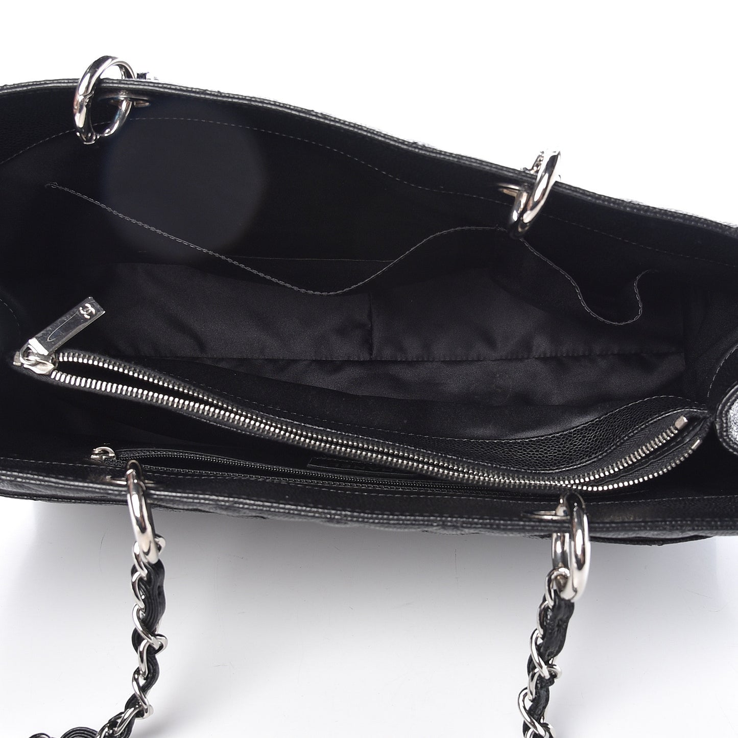 Caviar Quilted XL Grand Shopping Tote GST Black