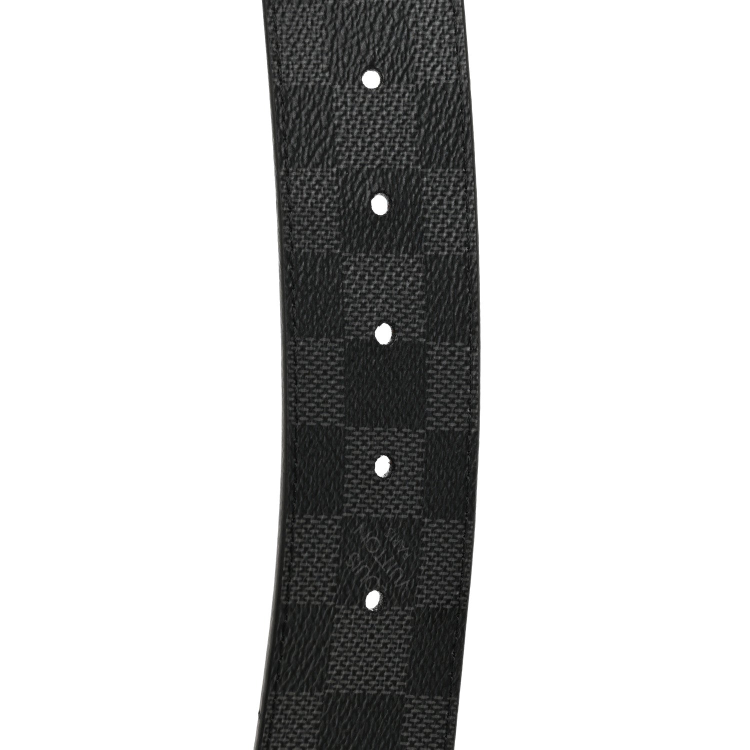 Louis Vuitton Damier Graphite 40mm LV Initiales 110 44 Belt 5 of 5