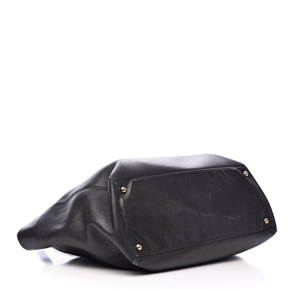 Chanel Calfskin Cerf Executive Shopper Tote Black 4 of 22
