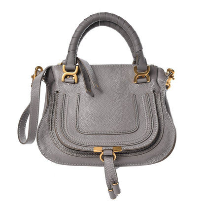 Chloe Calfskin Mini Marcie Satchel Cashmere Grey 1 of 10