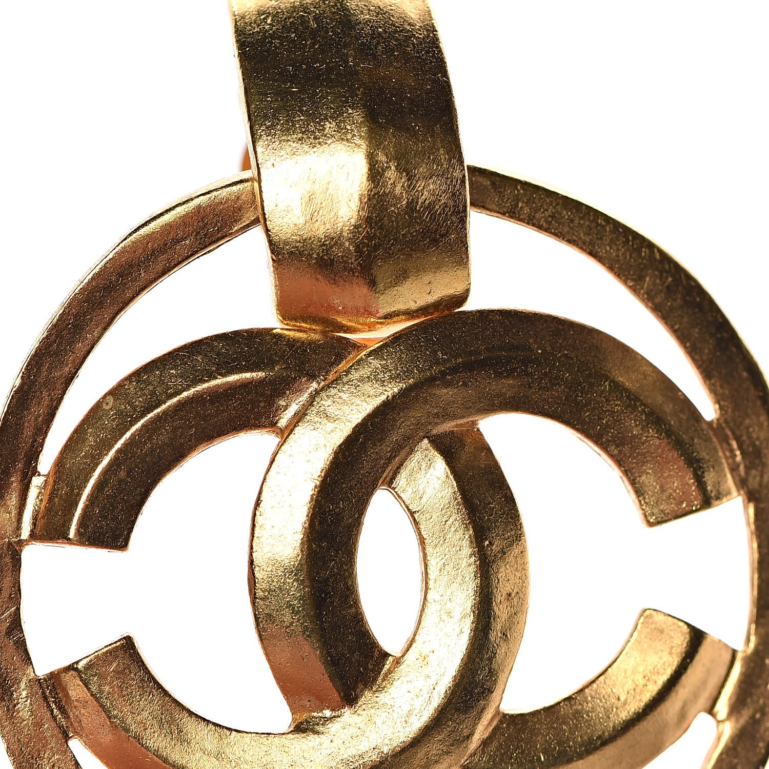 Chanel CC Clip On Earrings Gold 6 of 13