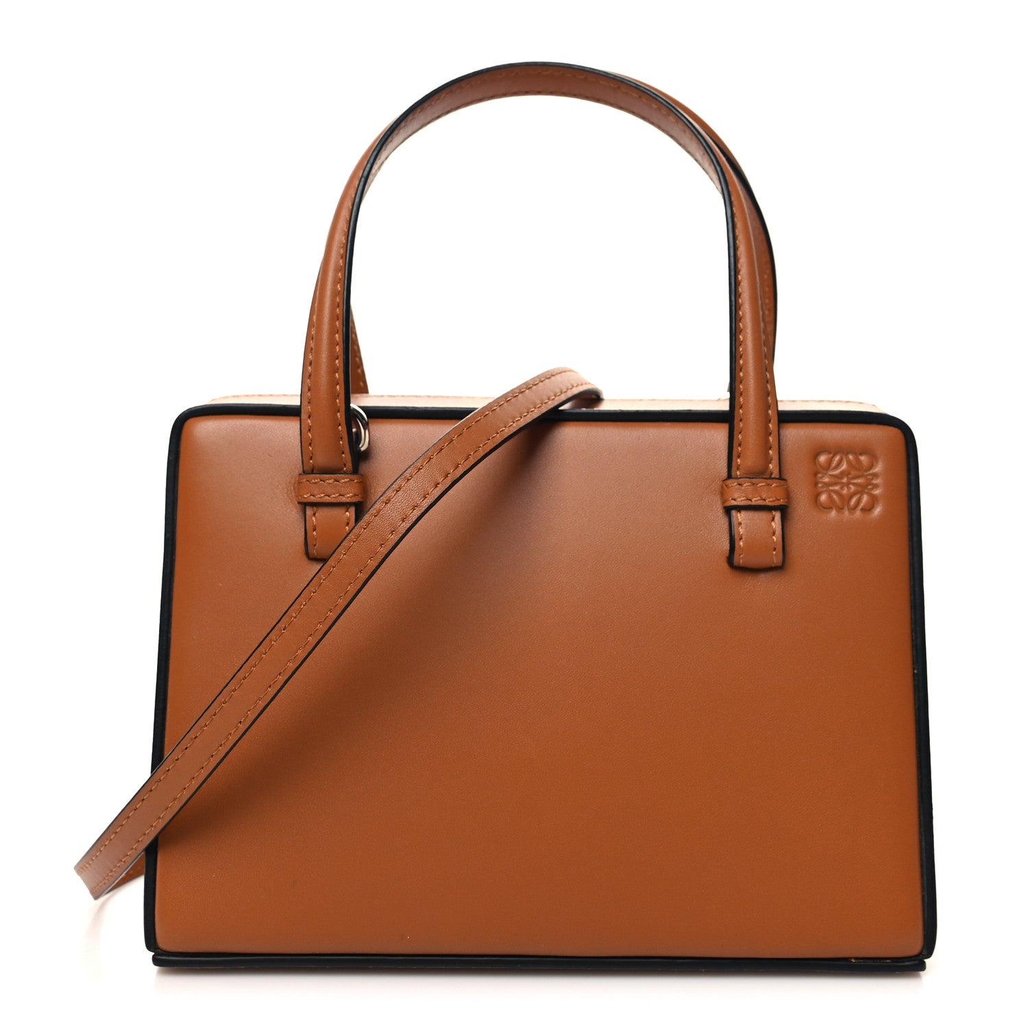 Loewe Calfskin Small Postal Bag Tan 1 of 10