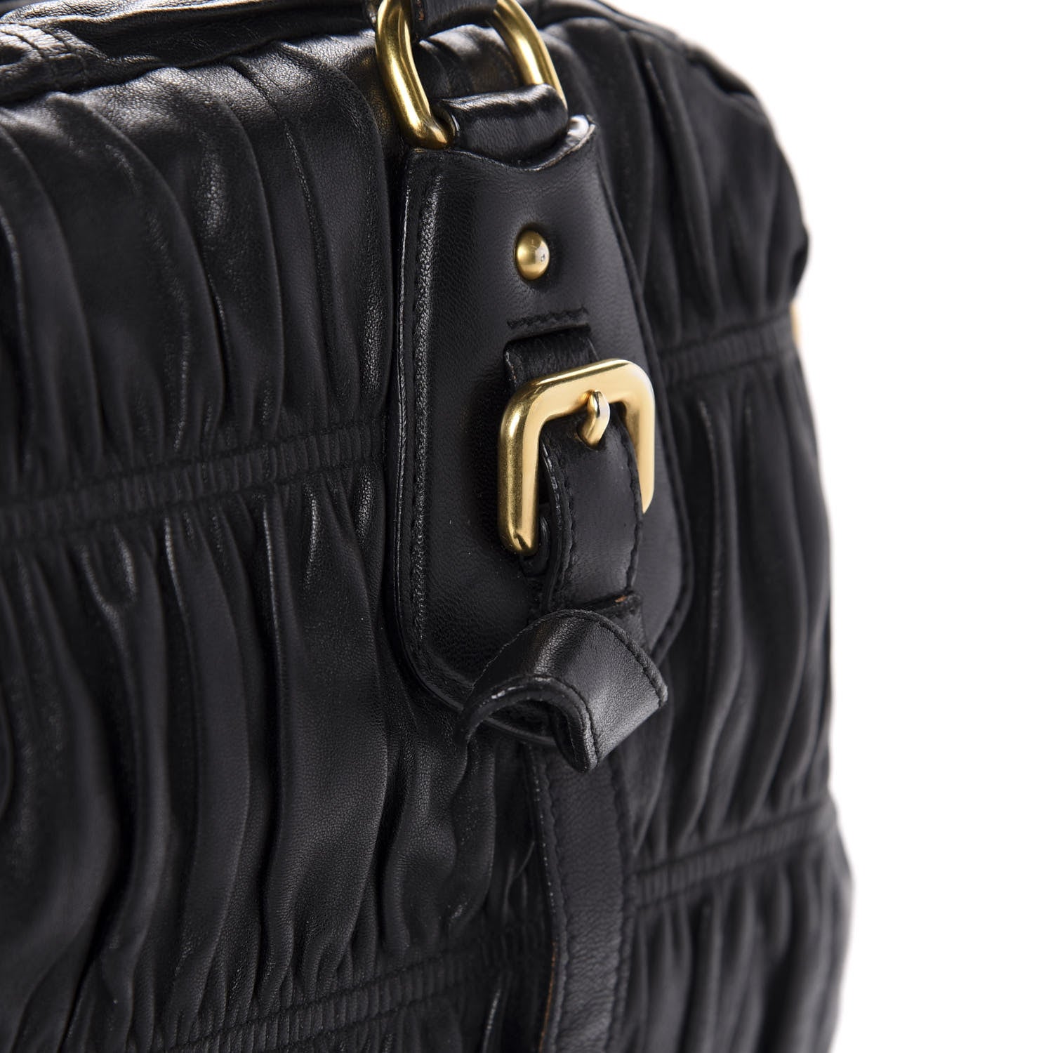 Prada Nappa Gaufre Tote Black 12 of 19