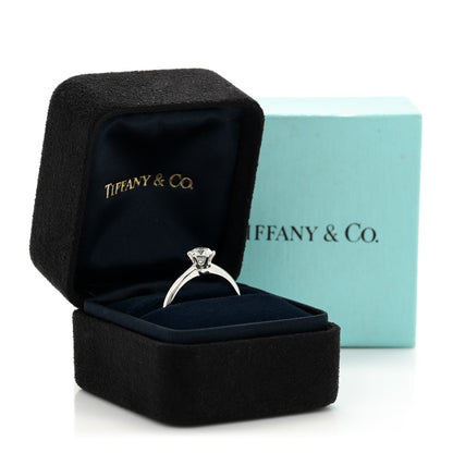 Tiffany Platinum Diamond .51ct Solitaire Engagement Ring 51 5.75 5 of 5