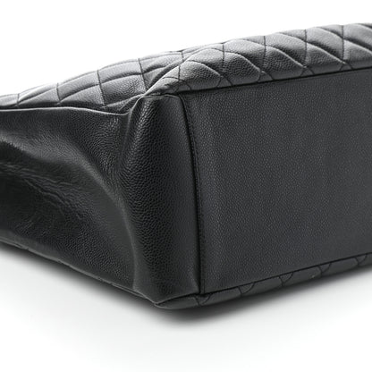 Chanel Caviar Quilted Grand Shopping Tote GST Black 12 of 13