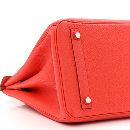 Hermes Togo Birkin 30 Capucine 9 of 11