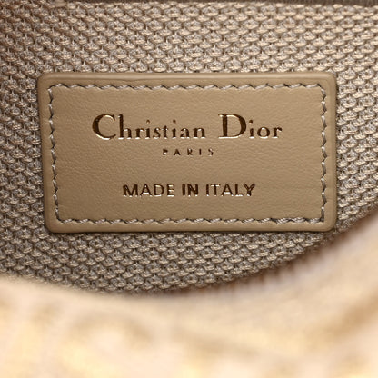 Christian Dior Canvas Embroidered Stripes Diortravel Vanity Case Multicolor 6 of 10