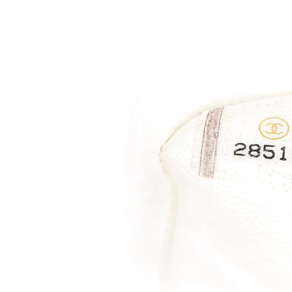 Chanel Caviar Quilted Medium Double Flap White 8 of 14