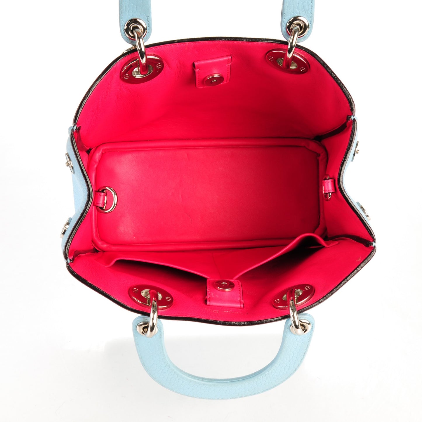 Bullcalf Small Diorissimo Tote Light Blue