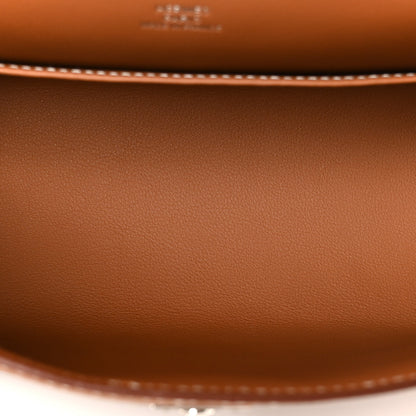 Hermes Swift Kelly Pochette Clutch Gold 5 of 9