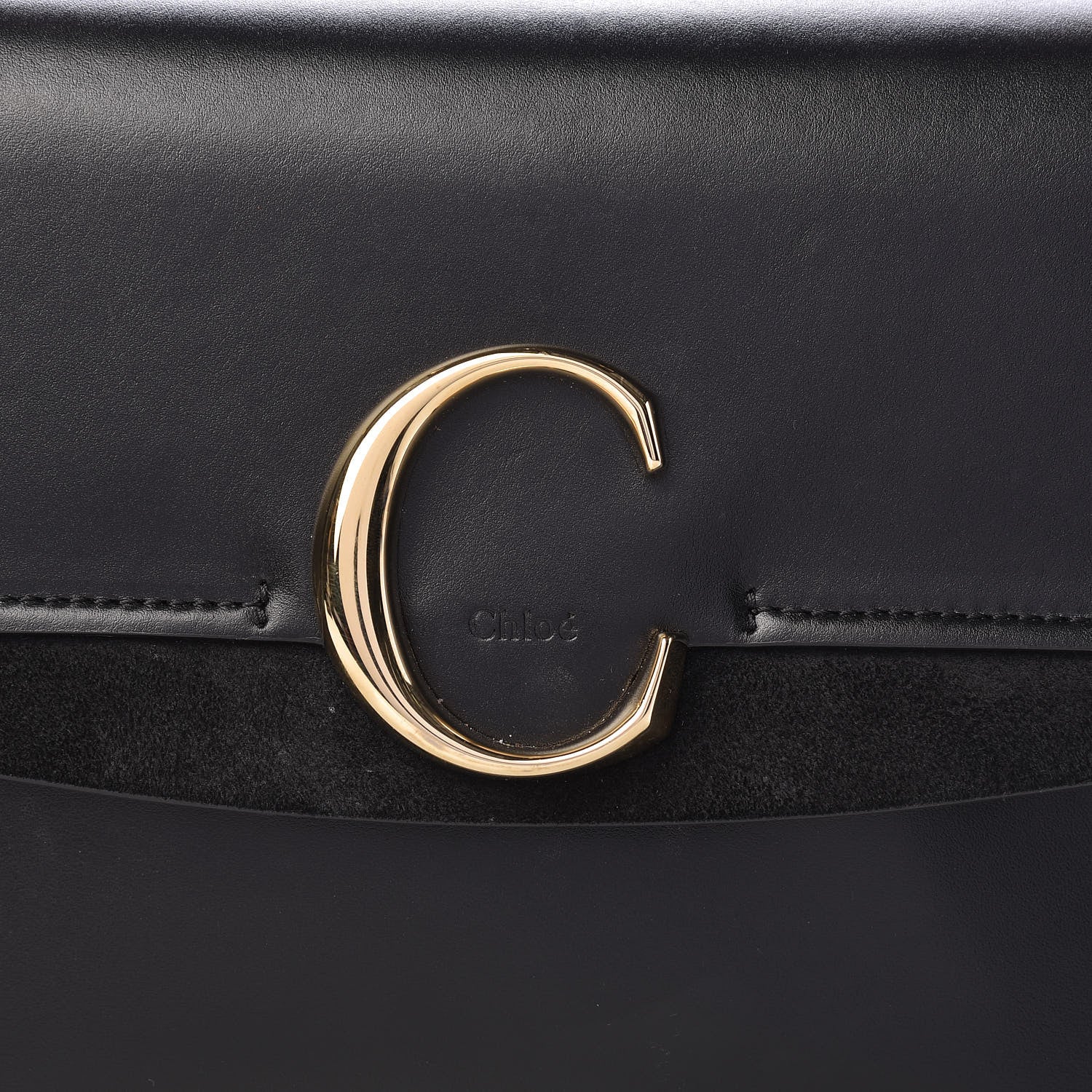 Chloe Calfskin C Double Carry Black 15 of 15