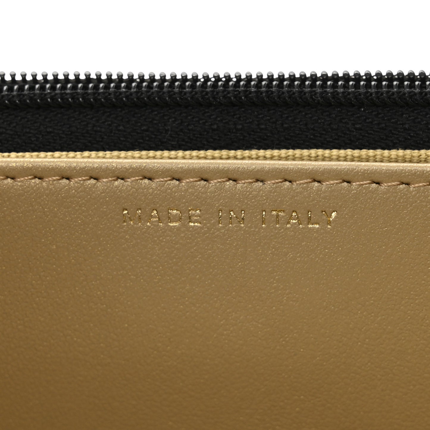 Shiny Lambskin Quilted Enamel Wallet On Chain WOC Black
