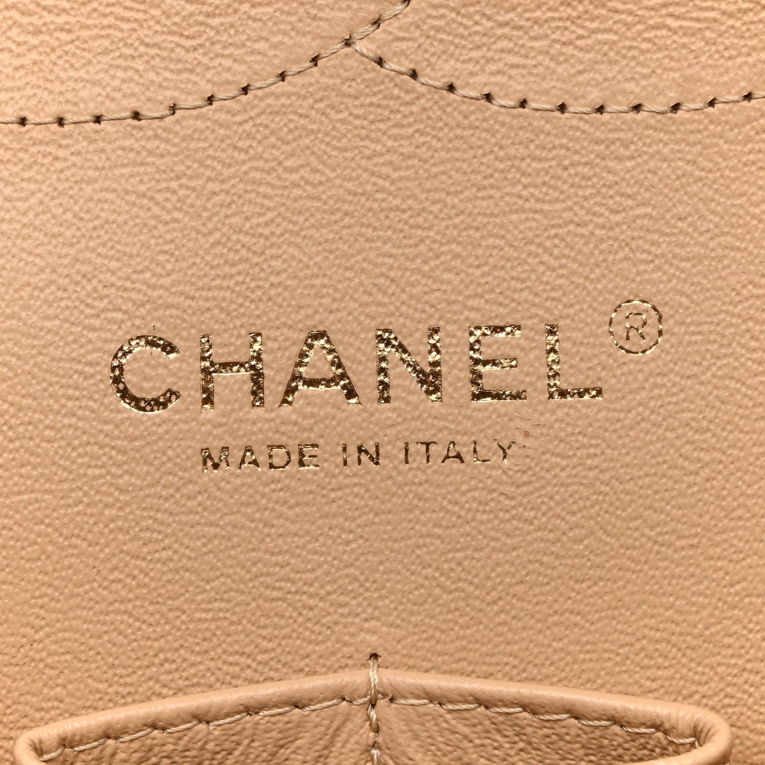Chanel Caviar Quilted Jumbo Double Flap Beige 6 of 13