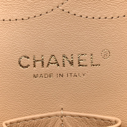 Chanel Caviar Quilted Jumbo Double Flap Beige 6 of 13