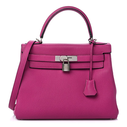 Hermes Togo Kelly Retourne 28 Rose Pourpre 1 of 12