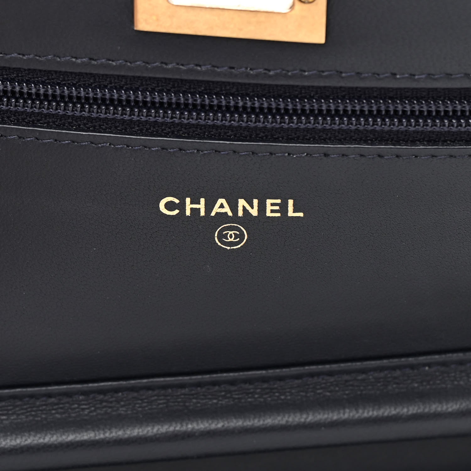 Chanel Denim Quilted Reissue Wallet On Chain WOC Blue 6 of 17