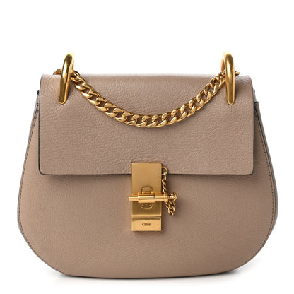 Chloe Grained Lambskin Drew Shoulder Bag Motty Grey 1 of 11