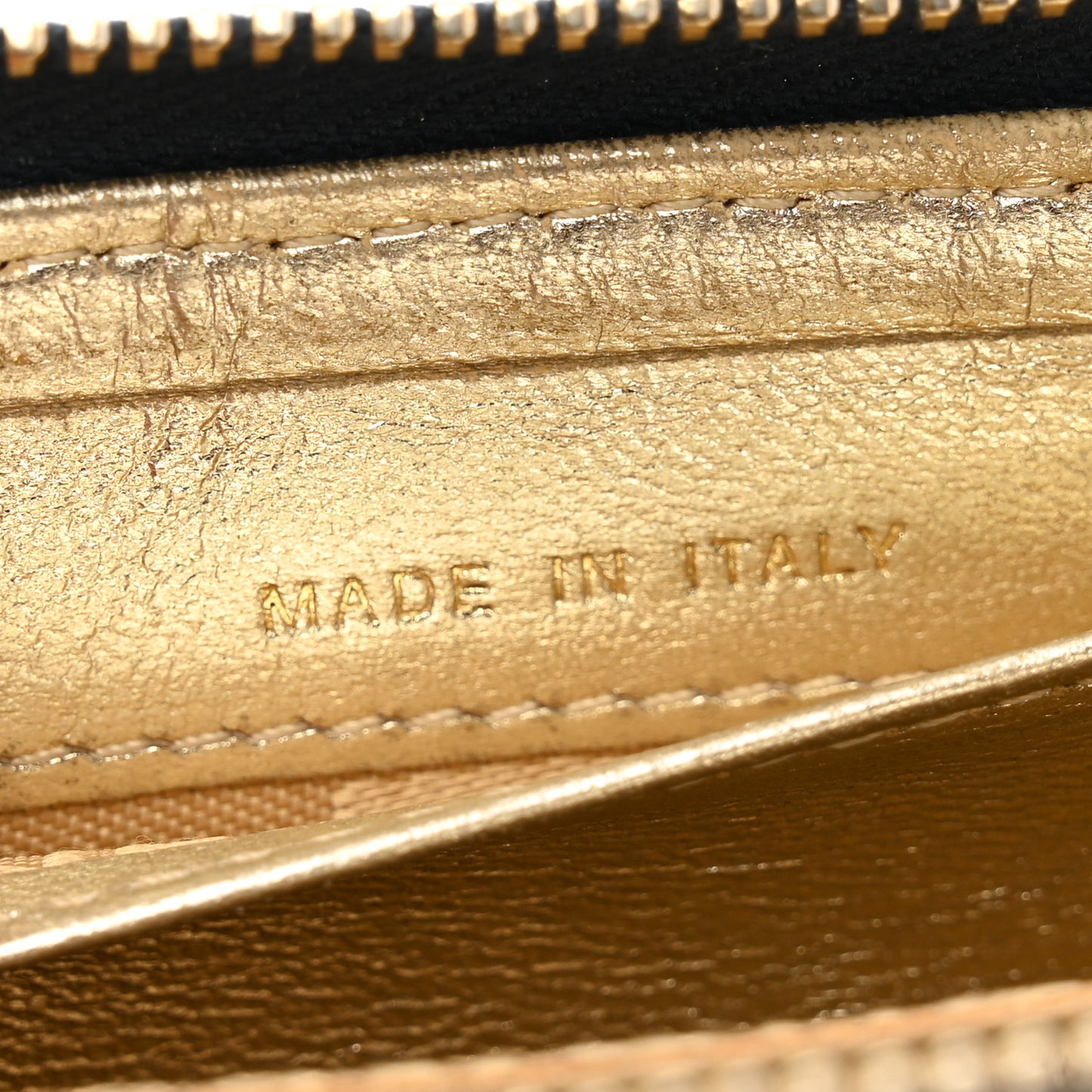 Denim CC Zip Around Wallet