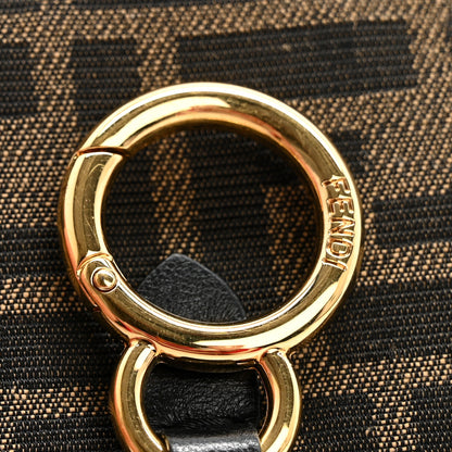Fendi Fabric Jacquard FF 1974 Nano Baguette Charm Tobacco Moro Black 11 of 13
