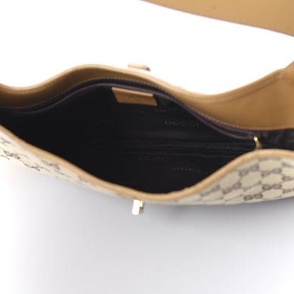 Gucci Monogram Jackie O Hobo Brown 5 of 10
