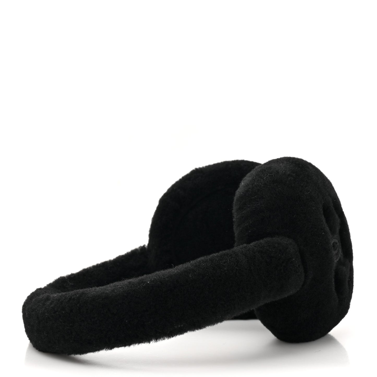 Shearling CC Ear Muffs Black