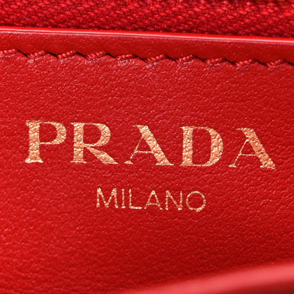 Prada Vitello Move Metal Oro Chain Wallet Lacca 6 of 11