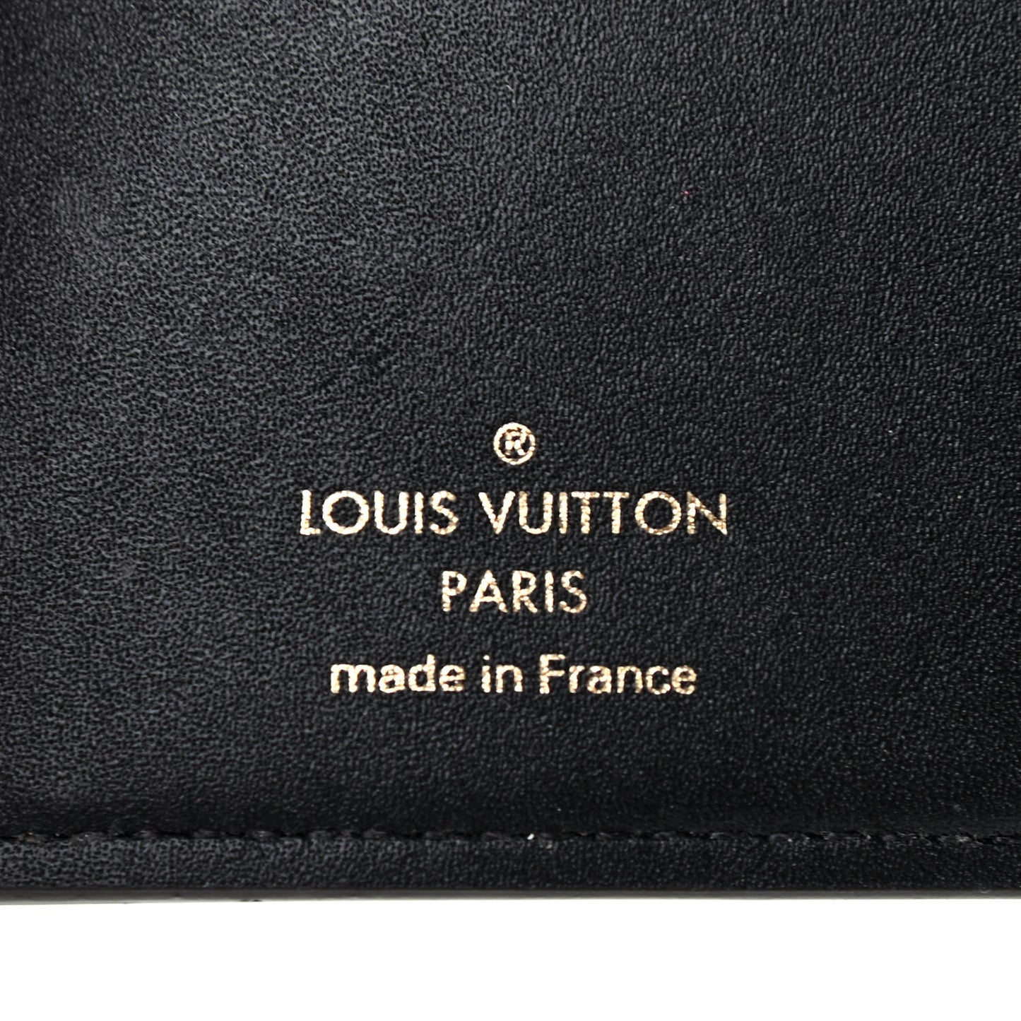 Monogram Flower Lock Compact Wallet Black