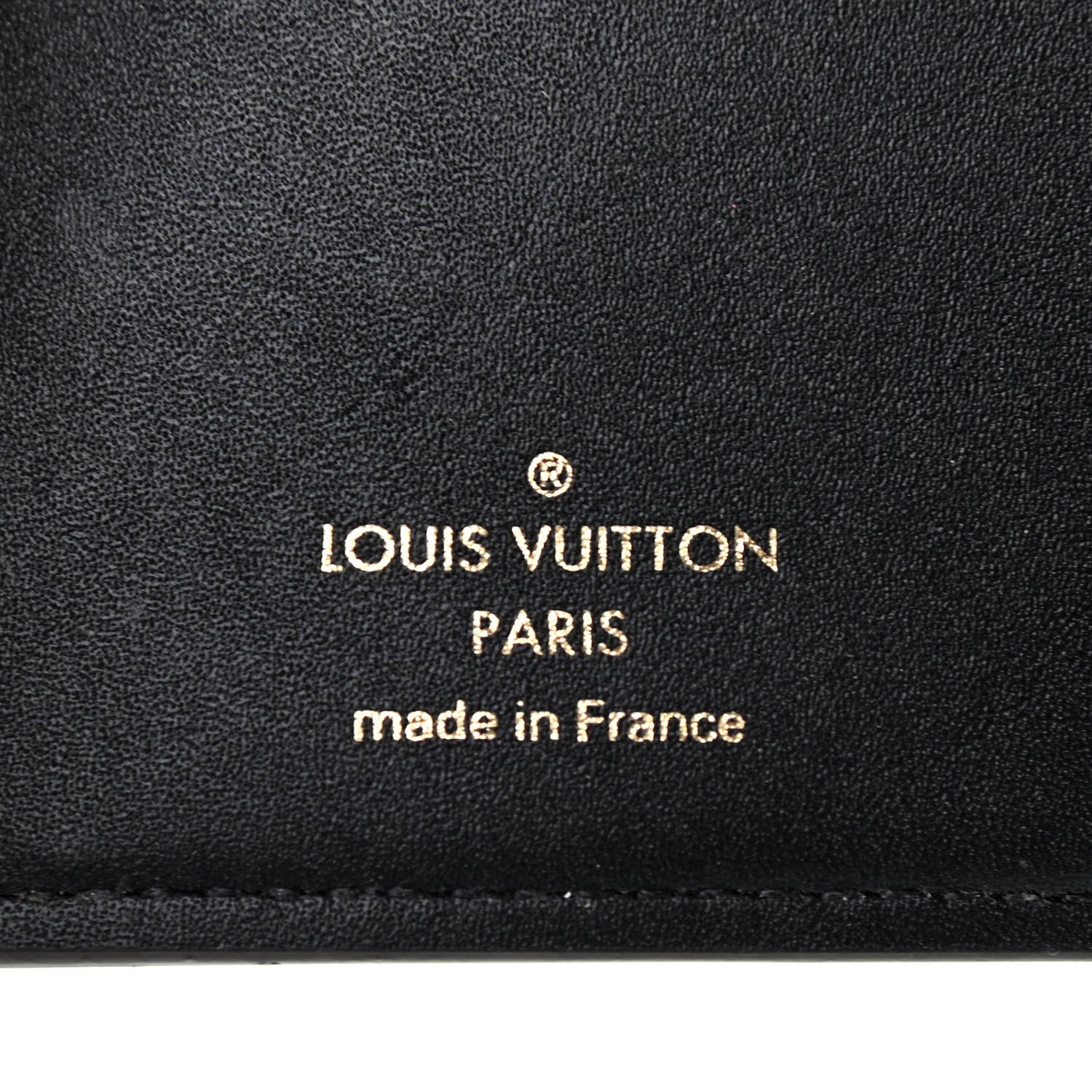 Louis Vuitton Monogram Flower Lock Compact Wallet Black 6 of 7