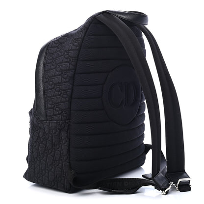 Christian Dior Oblique Calfskin Rider Backpack Black 3 of 8