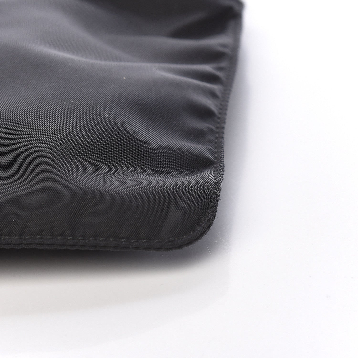 Prada Nylon Small Flat Messenger Bag Black 9 of 11