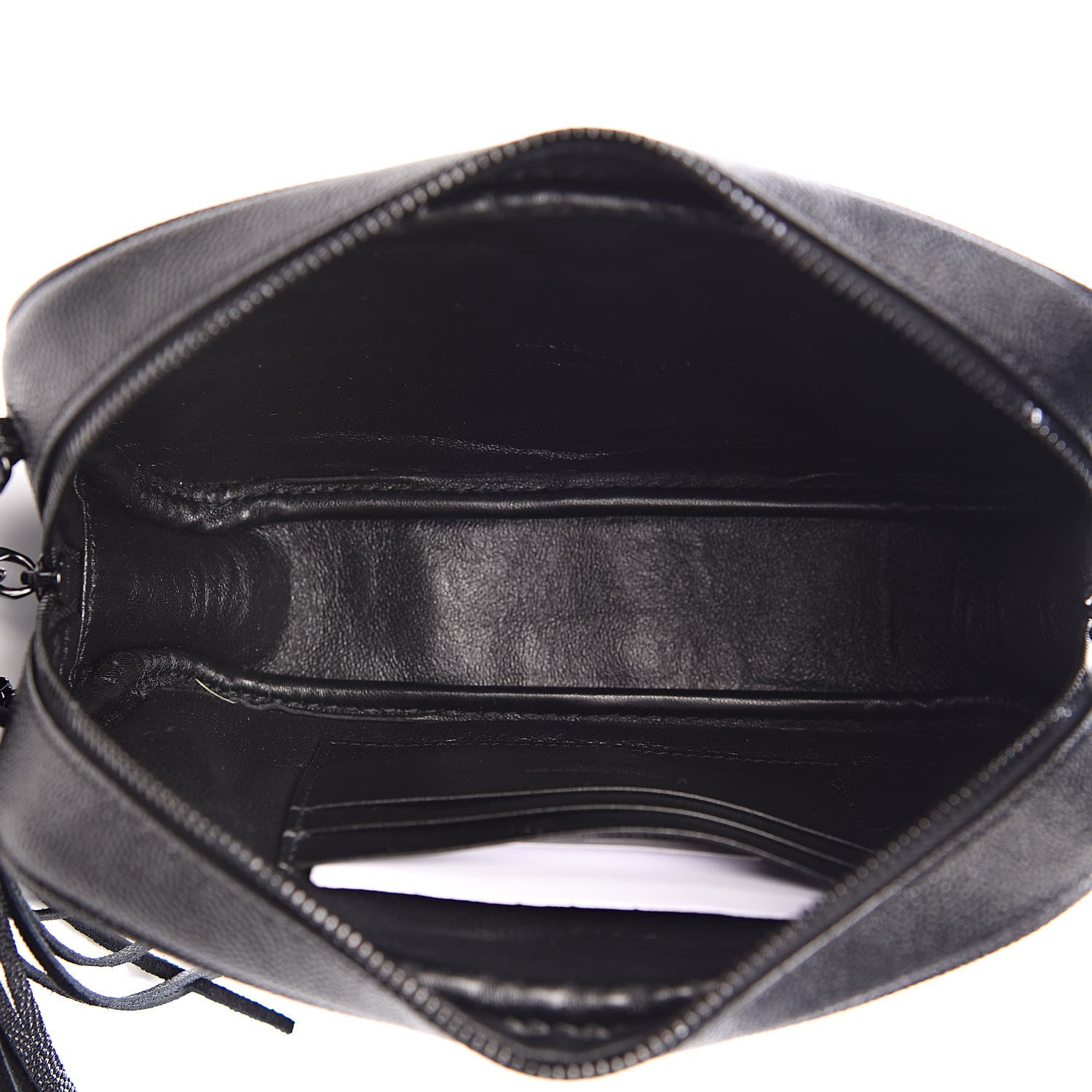 Saint Laurent Grain De Poudre Matelasse Monogram Mini Lou Camera Bag Black 5 of 11