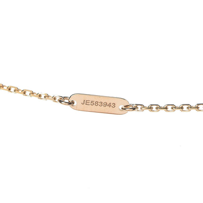 Van Cleef & Arpels 18K Yellow Gold Mother of Pearl Sweet Alhambra Pendant Necklace 6 of 7